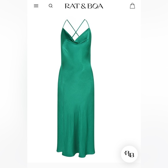 Rat & Boa Green Gigi dress - Picture 3 of 6